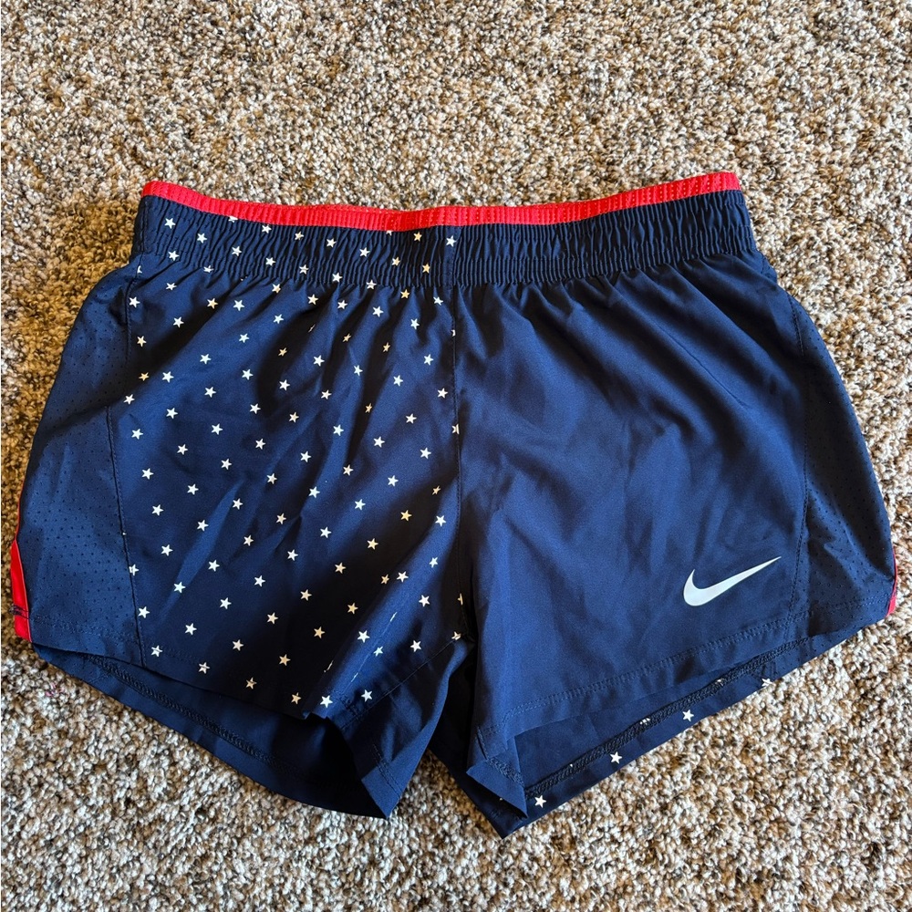 Nike Navy Blue Star Patterned Shorts